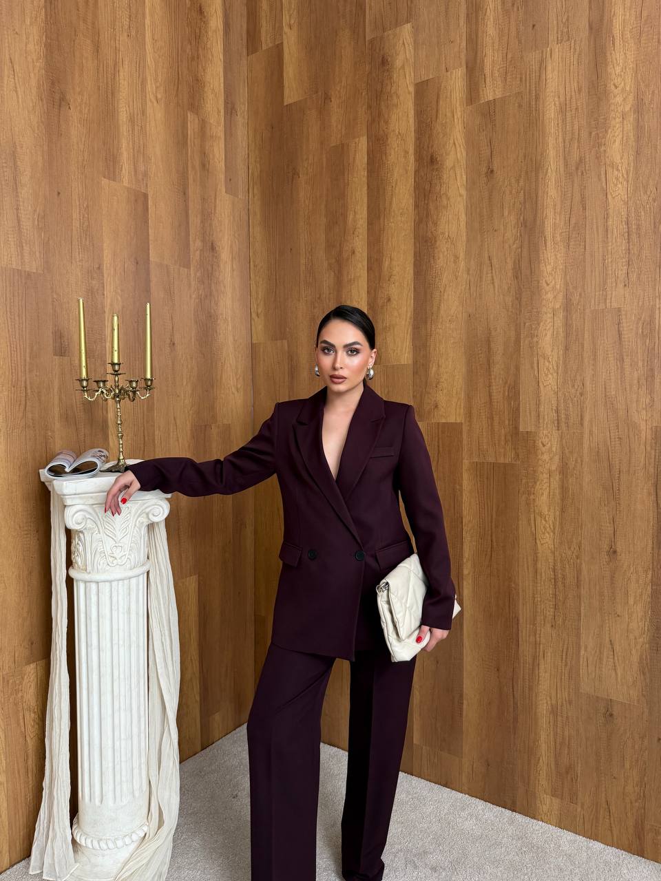 Limited Edition Ceket Palazzo Pantolon Takım