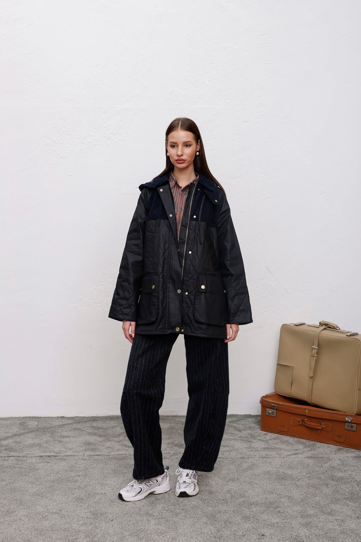 Oversize Kapitone Parka
