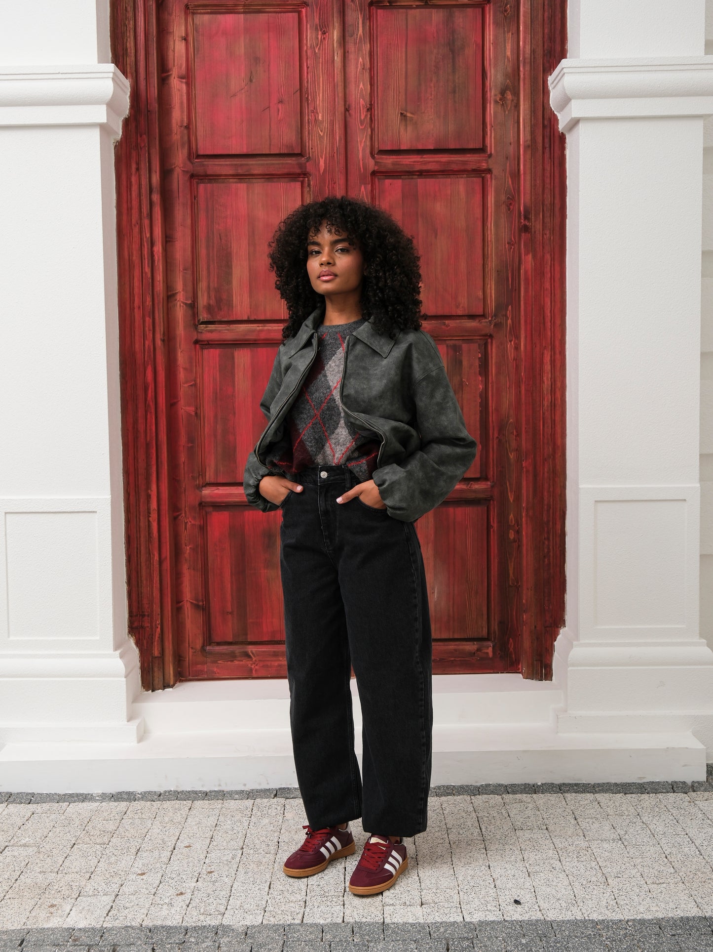 Yüksek Bel Balloon Fit Siyah Jean