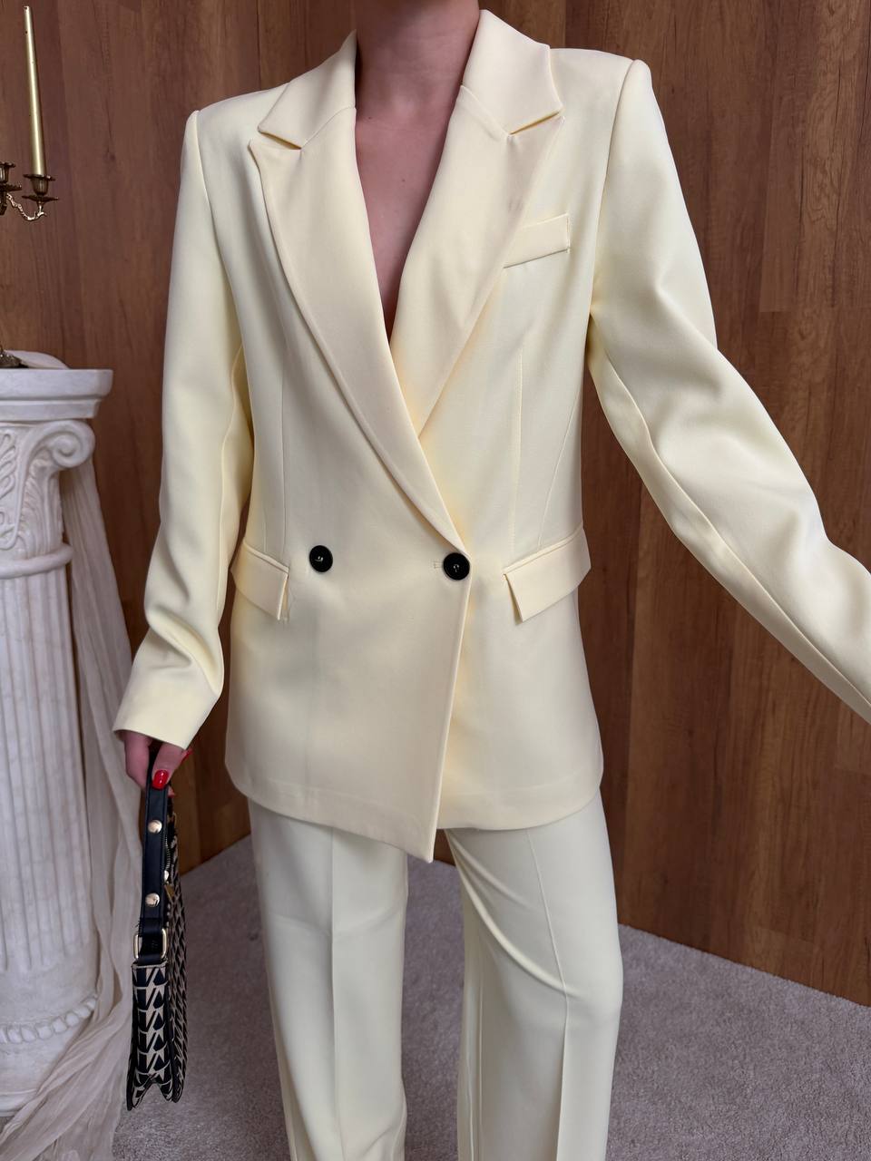 Limited Edition Ceket Palazzo Pantolon Takım