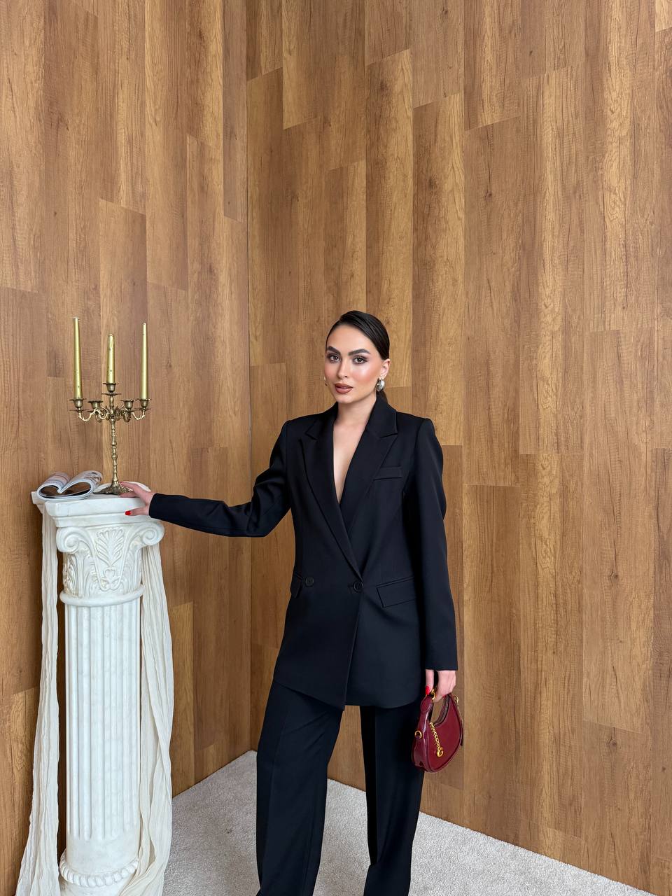 Limited Edition Ceket Palazzo Pantolon Takım