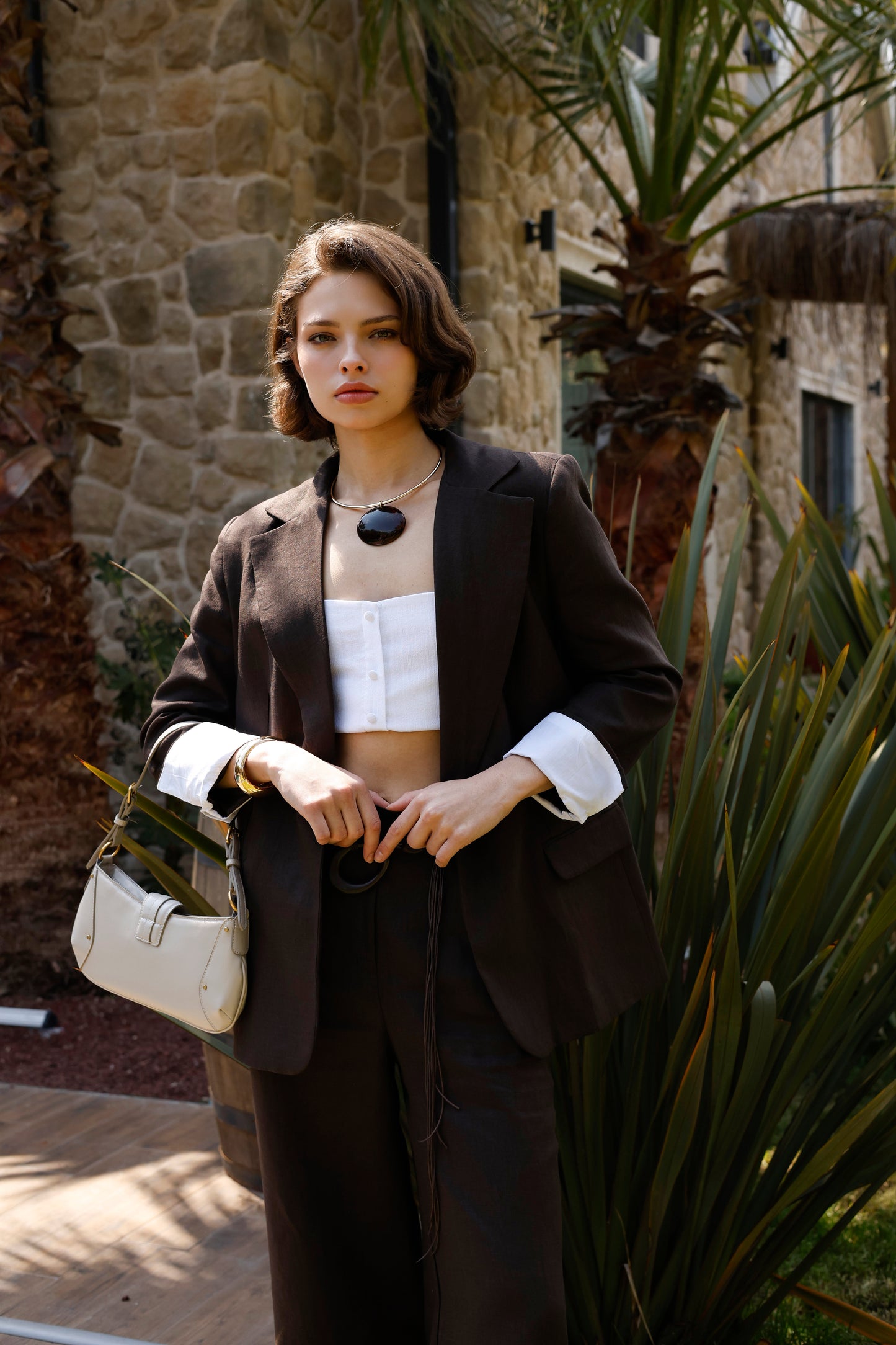 Limited Edition Keten Blazer Ceket