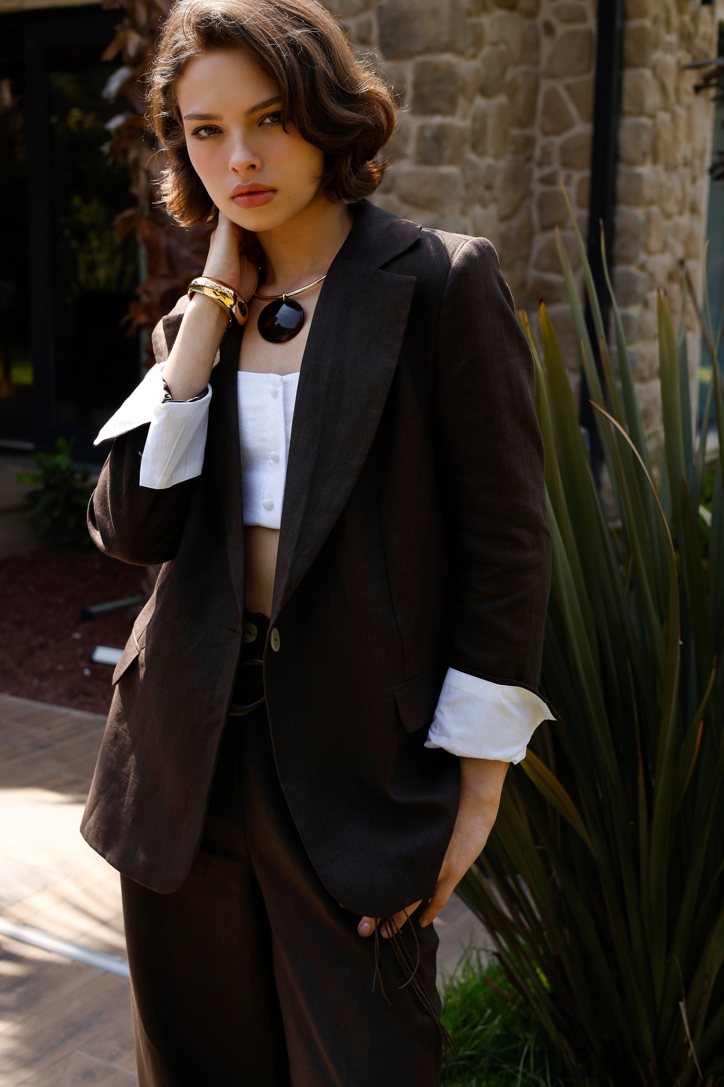 Limited Edition Keten Blazer Ceket
