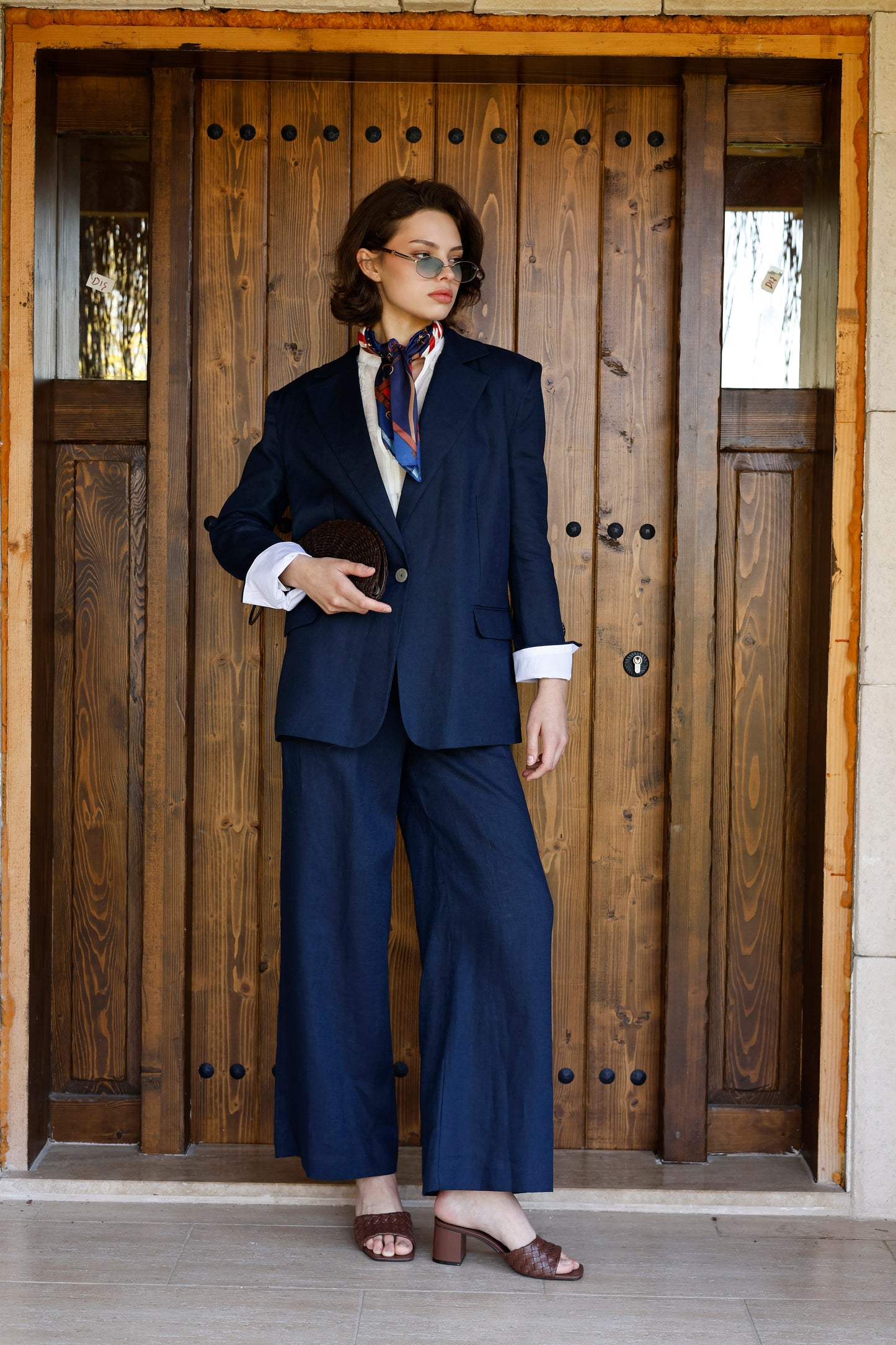 Limited Edition Keten Blazer Ceket