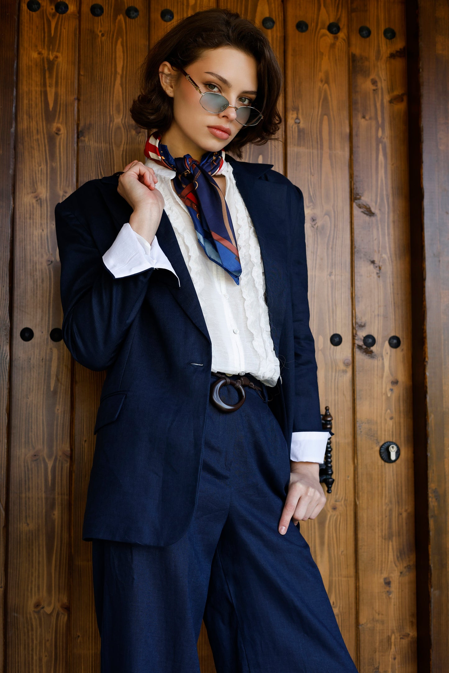 Limited Edition Keten Palazzo Pantolon