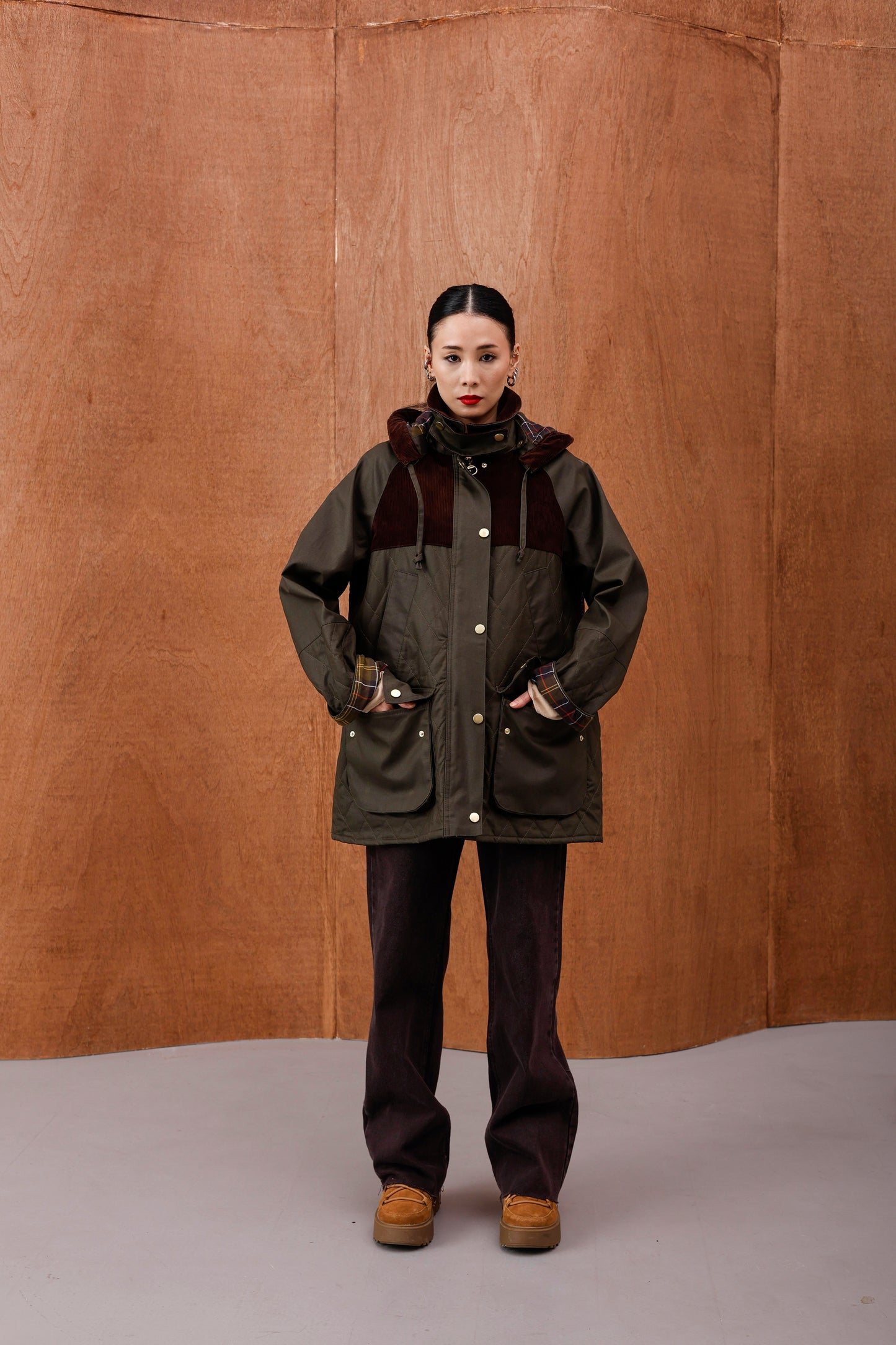Oversize Kapitone Parka