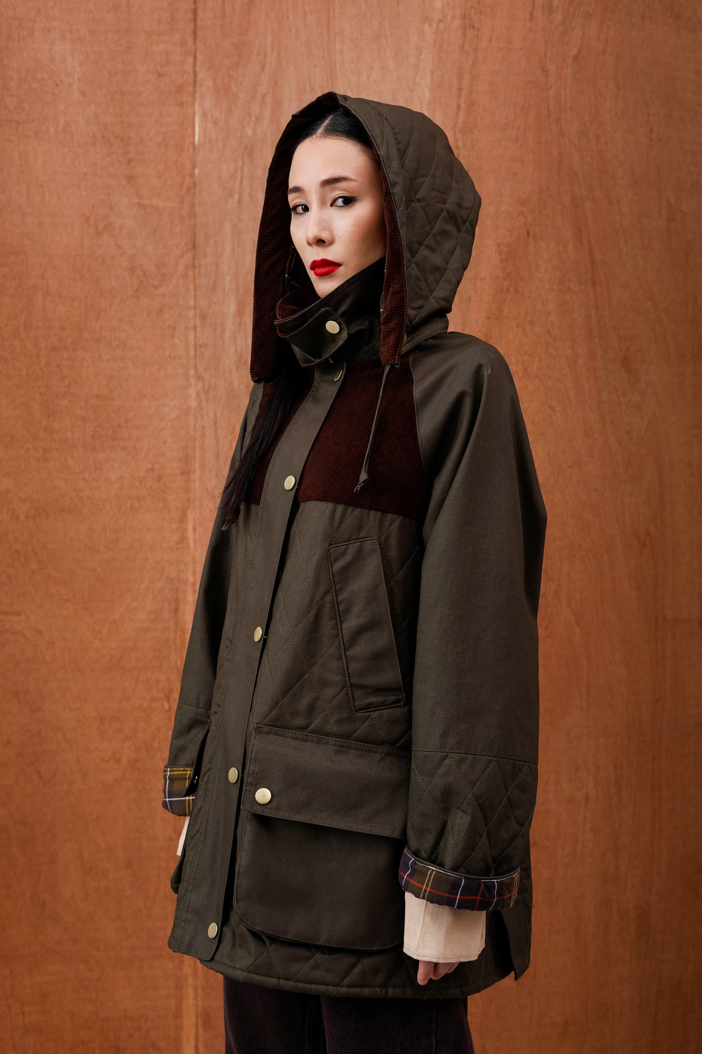 Oversize Kapitone Parka