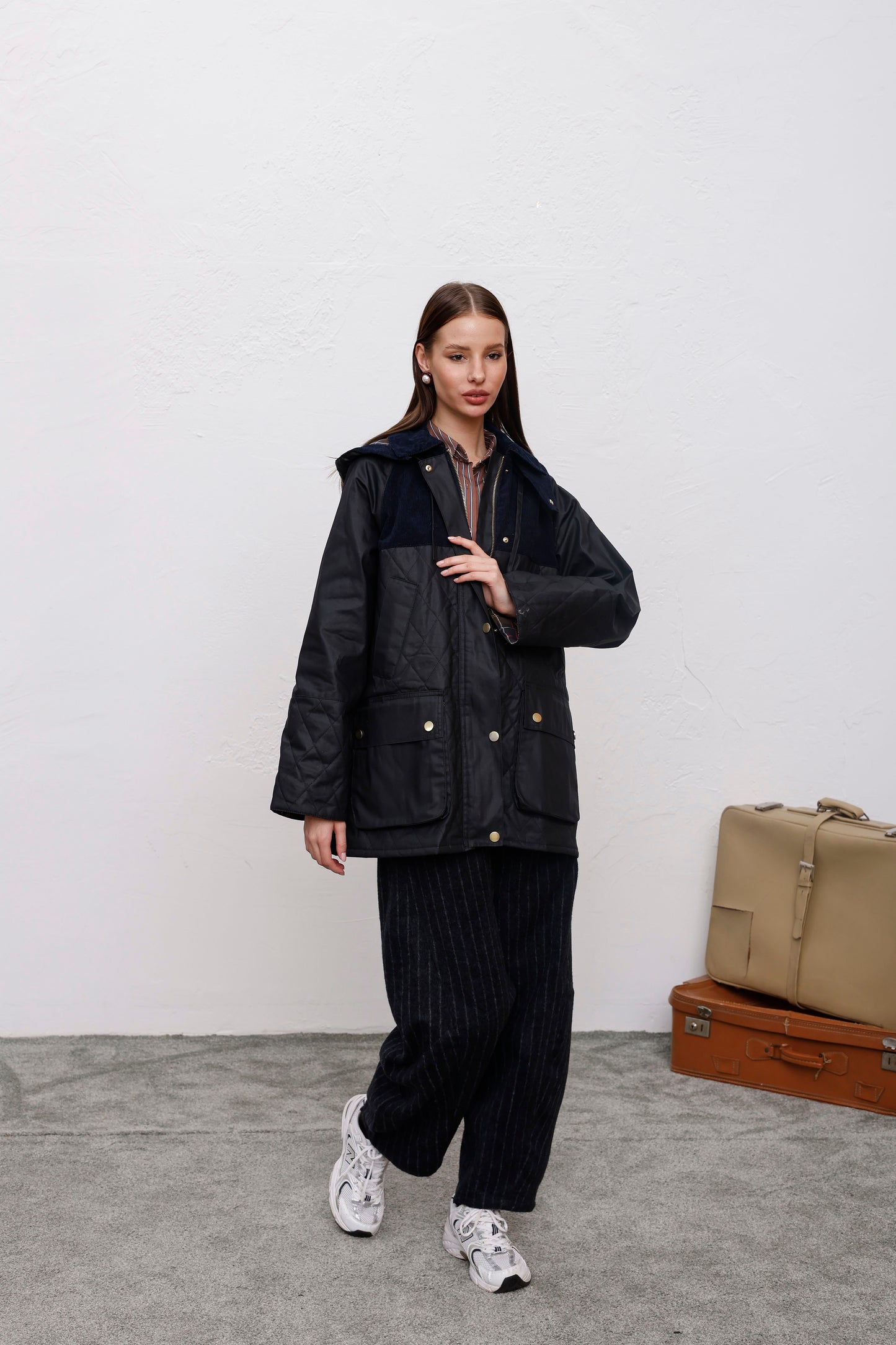 Oversize Kapitone Parka
