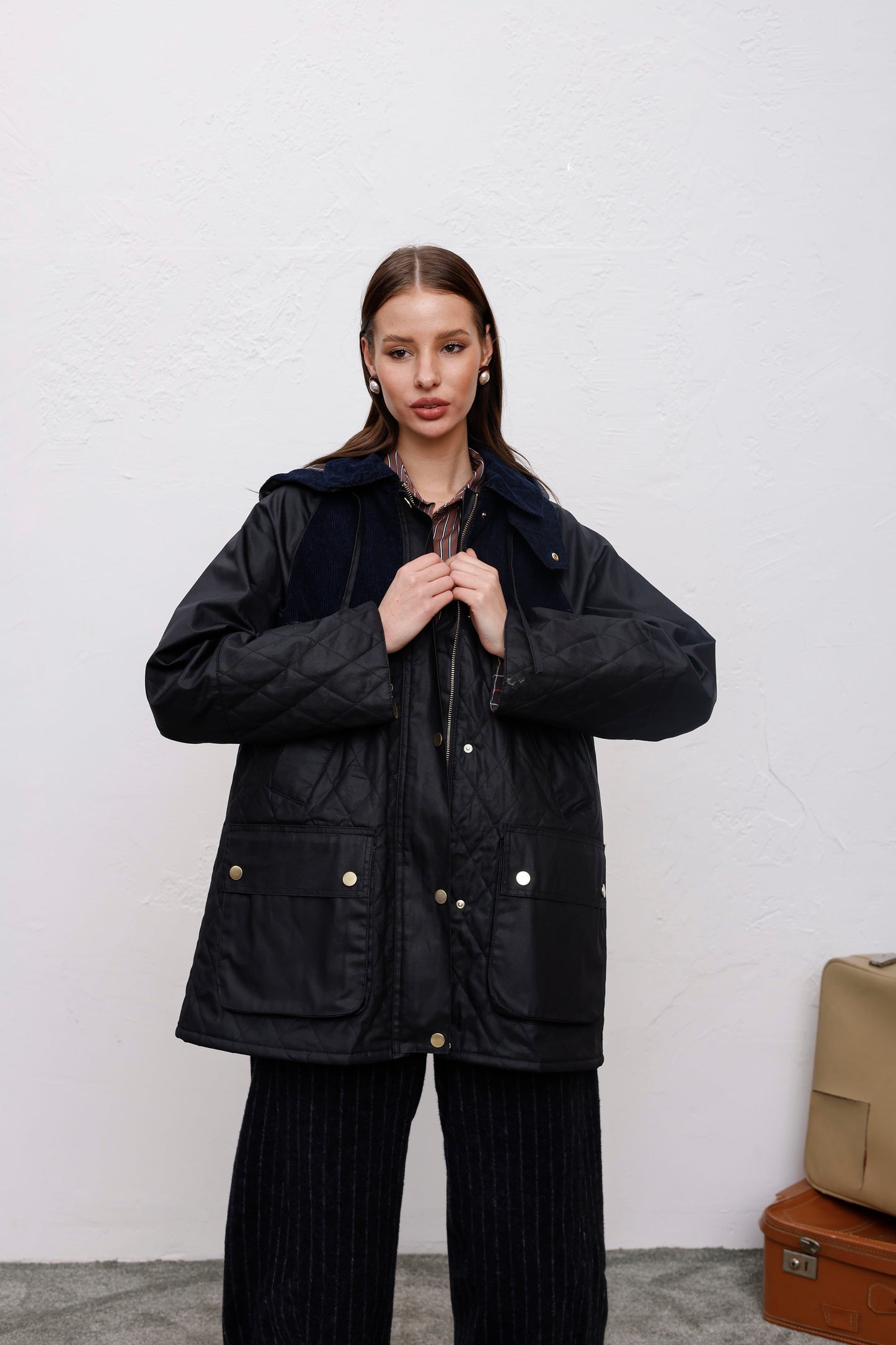Oversize Kapitone Parka