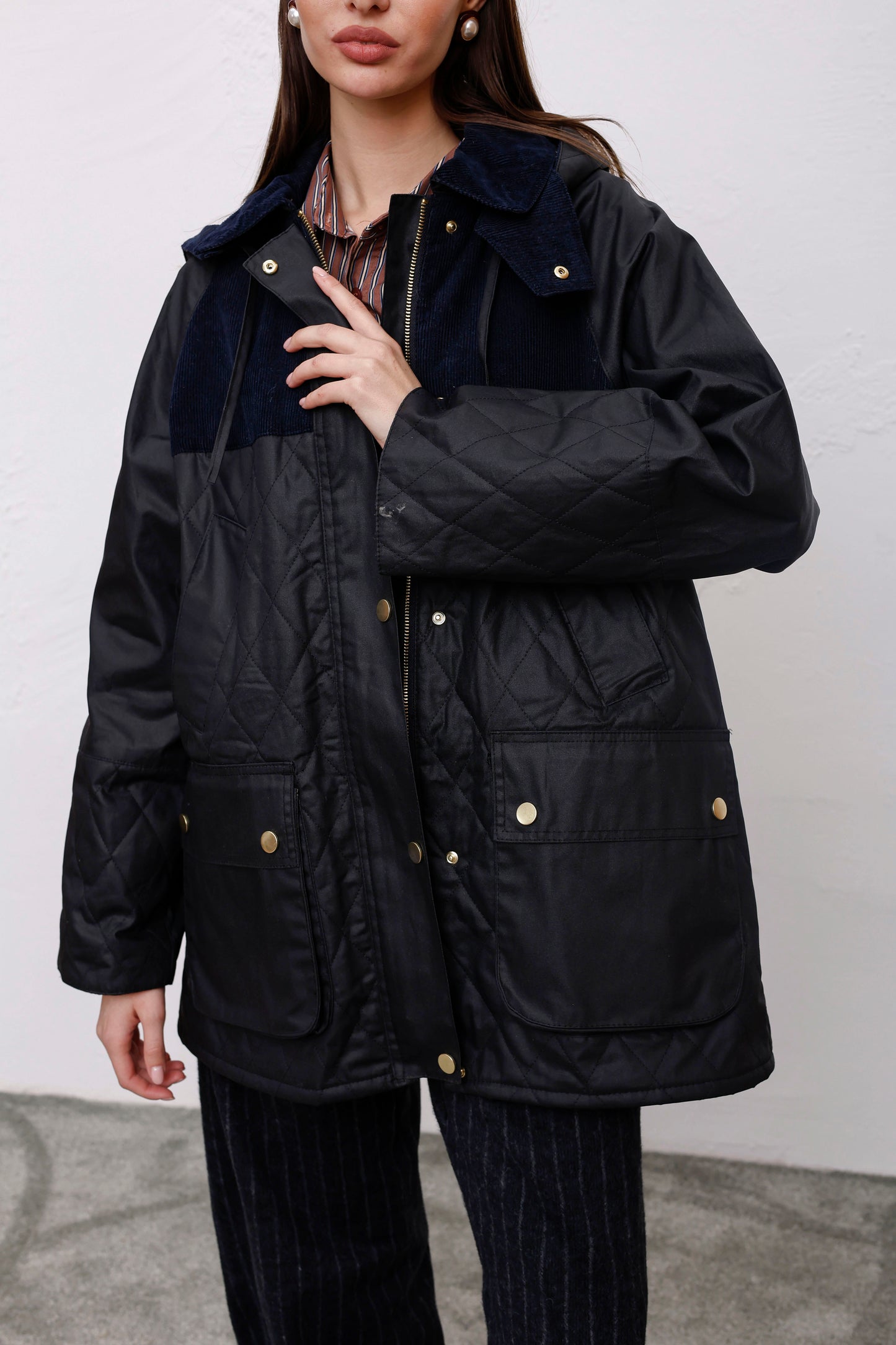 Oversize Kapitone Parka